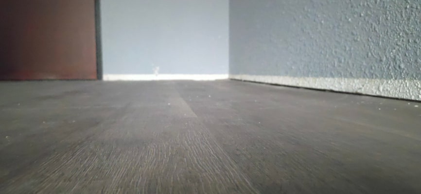 Installation de plancher flottant - Entrée